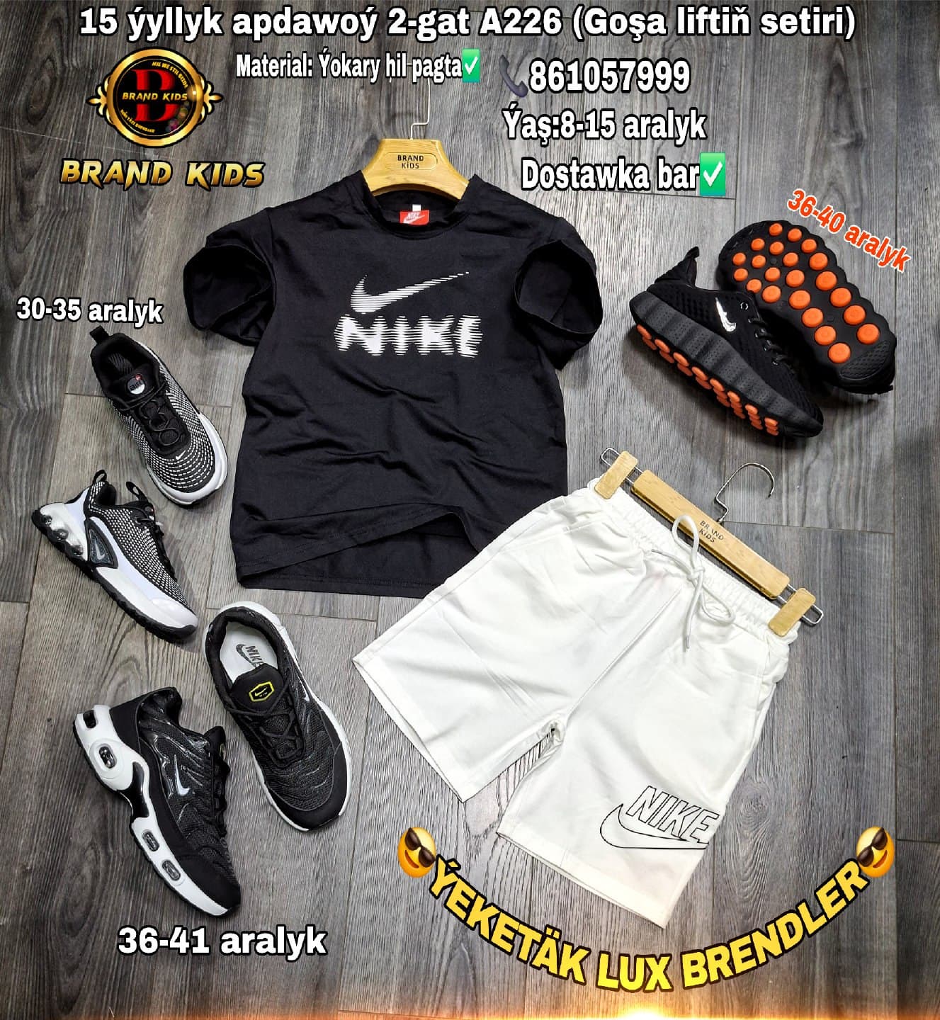 Nike Futbolka Nike şorty