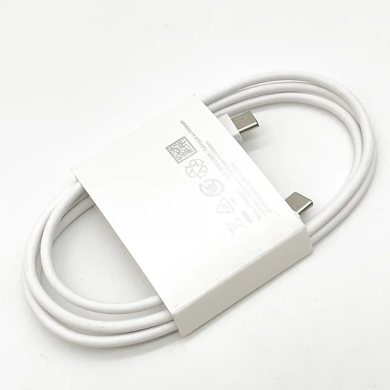 Кабель USB Type-C Samsung 3A для быстрой зарядки, совместимый с Galaxy S25 S24 S23 S21 S20 FE Ultra S10 S9 S8 Plus A12 A32 A42 A34 A41