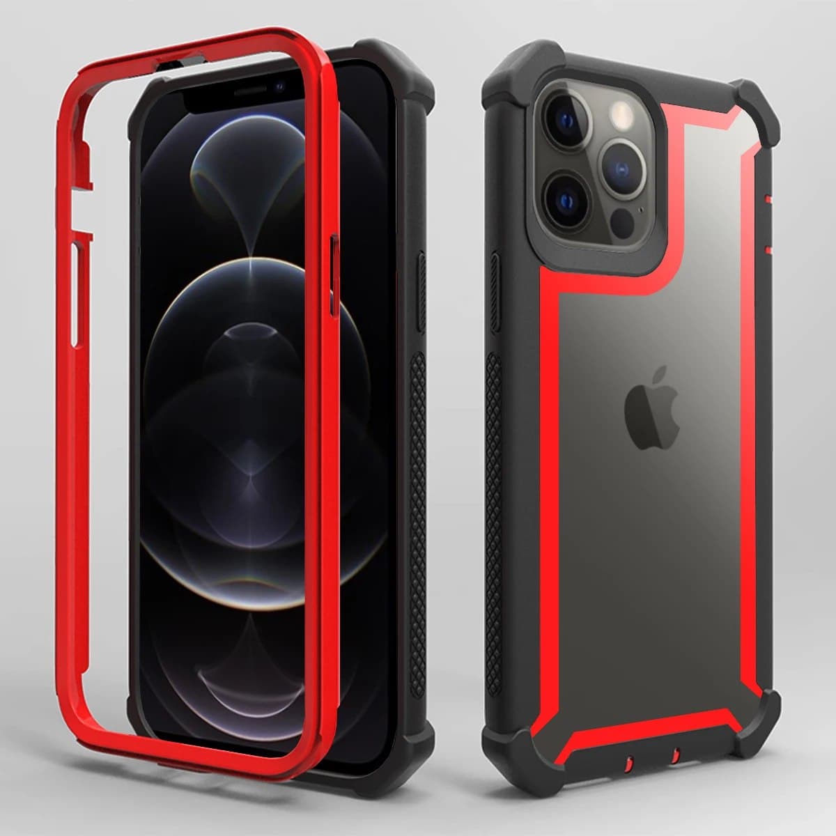 Прозрачный чехол для телефона iPhone 17 Pro 15 14 13 12 11 16 XS 7 8 Plus SE 2022, гибридный прочный противоударный чехол Doom Armor