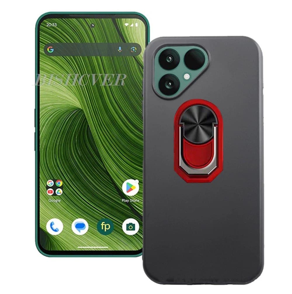 Для Fairphone 6 5 Fairphone5 Fairphone 6 Gen 6 задний кольцевой держатель кронштейн чехол для телефона Мягкий силиконовый чехол из ТПУ